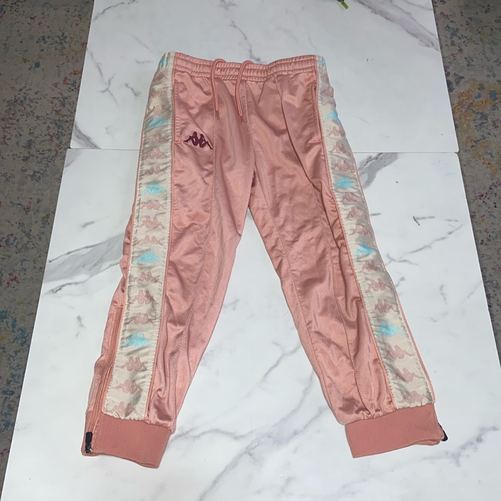 Kappa 222 Banda Deky Track Pants Coral Kids size 6 Years Old Track Pants